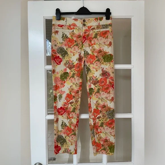 Anthropologie Cartonnier Floral “Charlie” Pants - US Size 4 - Picture 2 of 7